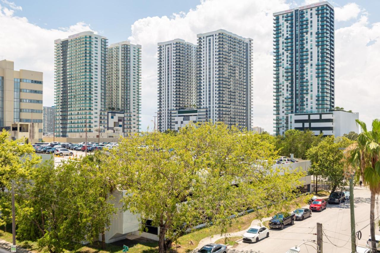 Home Miami Downtown With Balcony - 5 Minutes From Wynwood & Port - Art District Near Beach מראה חיצוני תמונה