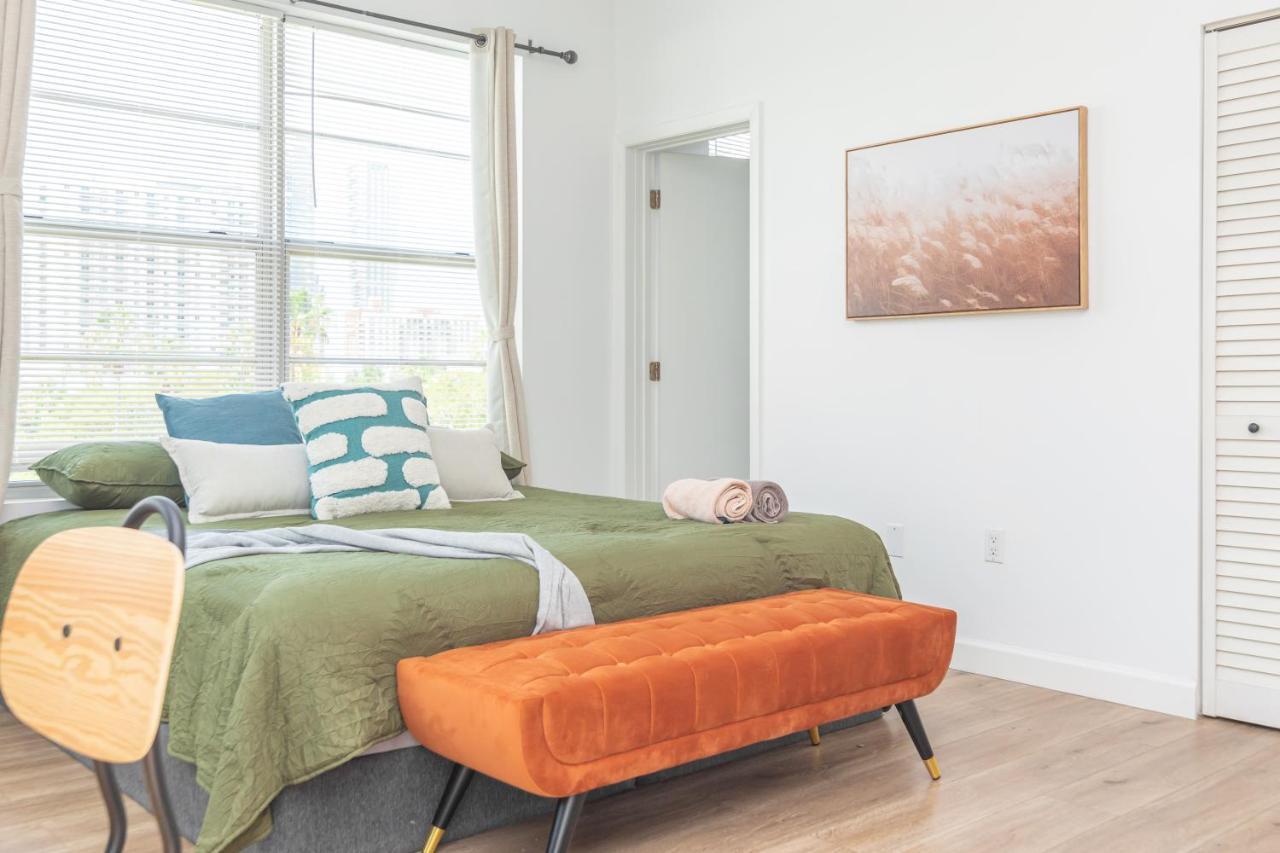 Home Miami Downtown With Balcony - 5 Minutes From Wynwood & Port - Art District Near Beach מראה חיצוני תמונה