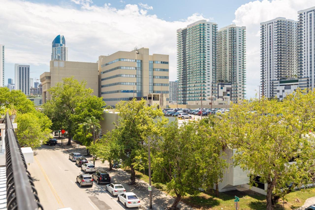 Home Miami Downtown With Balcony - 5 Minutes From Wynwood & Port - Art District Near Beach מראה חיצוני תמונה